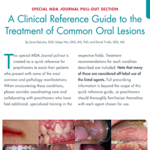 Clinical Reference Guide to the Treatment of Oral Lesions